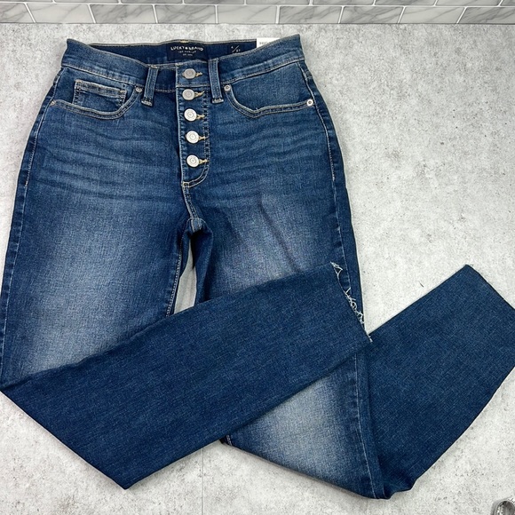 Lucky Brand Denim - LUCKY BRAND Jeans Bridgette High Rise Skinny Ankle Button Fly